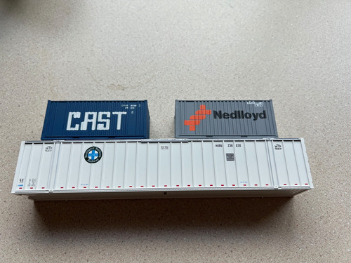 Lot kato 53 container - ho, 53'