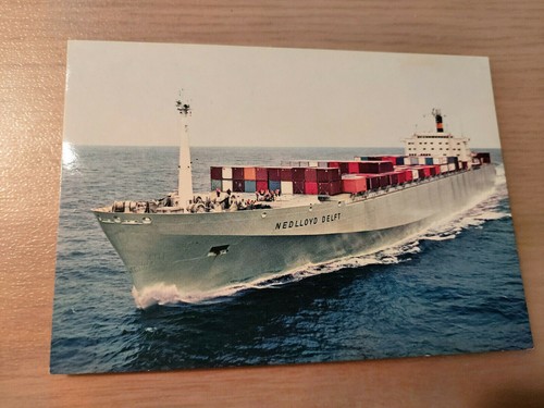 Postcard freight ship - ship, mv